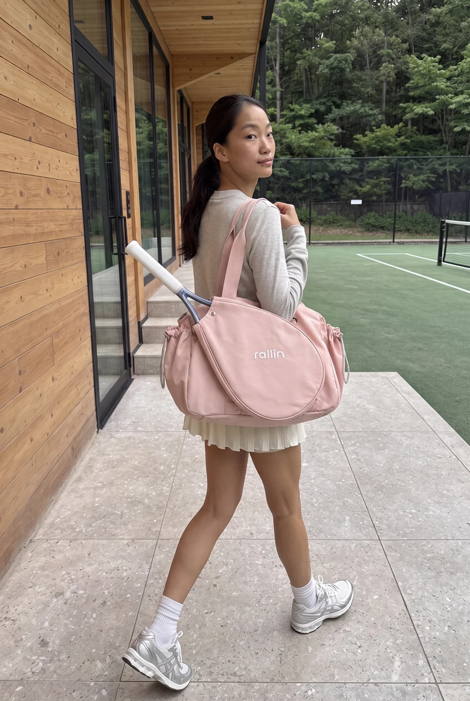 코트 토트 블러시 착용 10